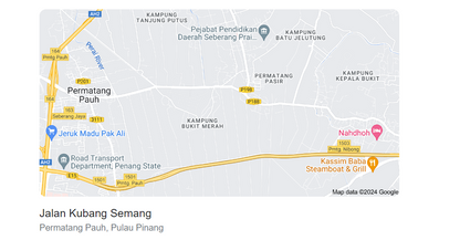 Residential Land At Permatang Pauh For Sale