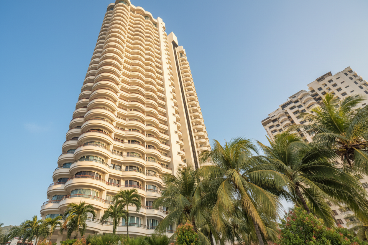 Sunny day luxury property